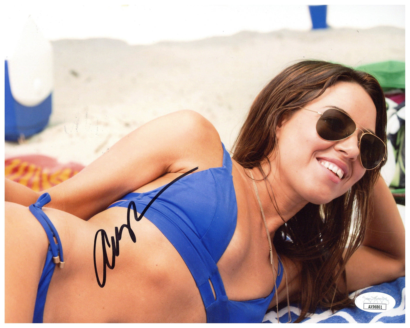 Aubrey Plaza Signed 8x10 Photograph Dirty Grandpa Autographed JSA COA