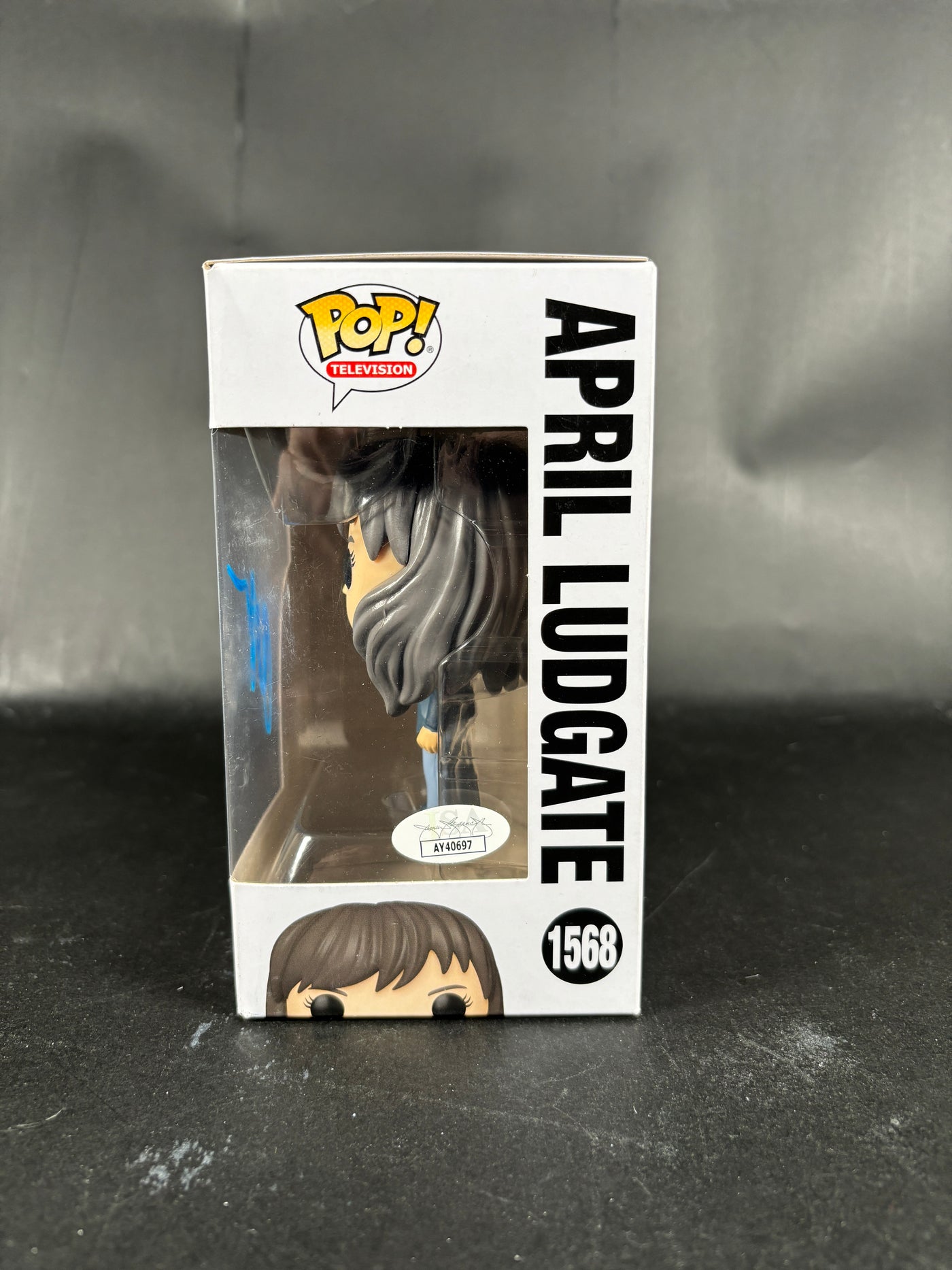 Aubrey Plaza Signed Funko POP Parks and Recreation April Ludgate Autographed JSA