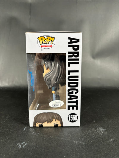 Aubrey Plaza Signed Funko POP Parks and Recreation April Ludgate Autographed JSA