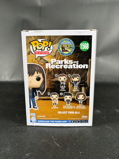 Aubrey Plaza Signed Funko POP Parks and Recreation April Ludgate Autographed JSA