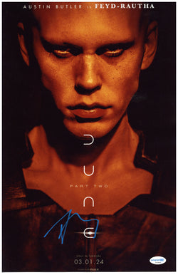 Image of Austin Butler Signed 11x17 Photo Dune 2 Authentic Autographed AutographCOA