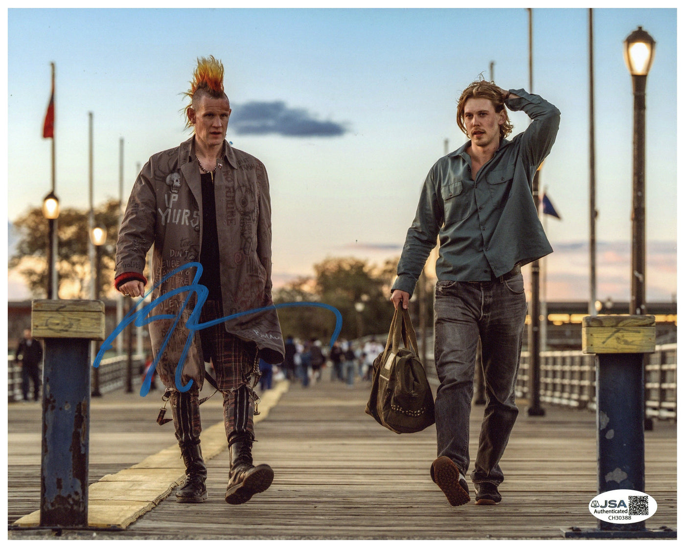Austin Butler Signed 8x10 Photo Caught Stealing Autographed JSA COA 3