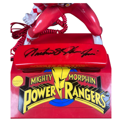 Austin St. John Signed 1994 Mighty Morphin Power Rangers Red Ranger Telephone
