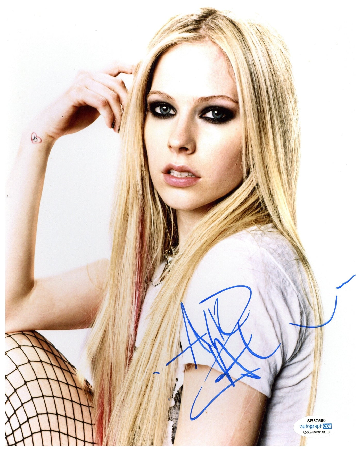 Avril Lavigne Signed 8x10 Photo Music Autographed AutographCOA