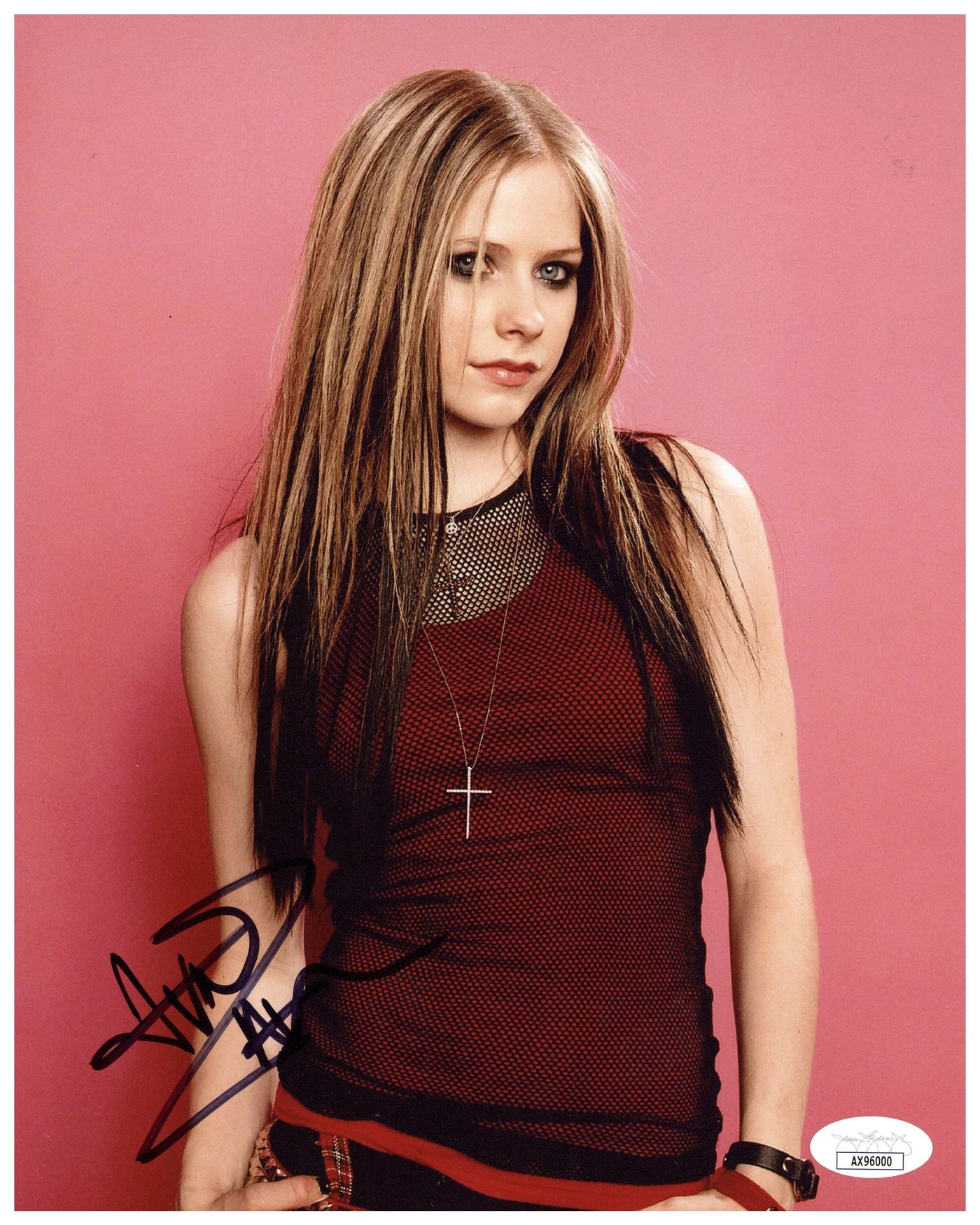 Avril Lavigne Signed 8x10 Photo Music Autographed JSA COA