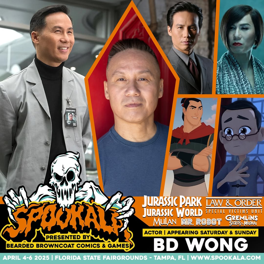 BD Wong Official Autograph Mail-In Service - Spookala 2025