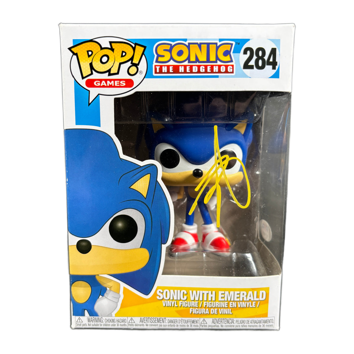 BEN SCHWARTZ Signed Funko POP Sonic Autographed PSA COA