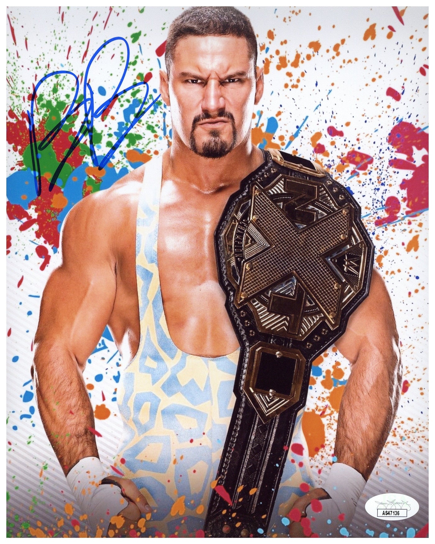 BRON BREAKKER SIGNED 8X10 PHOTO WWE NXT WRESTLER AUTOGRAPHED JSA COA