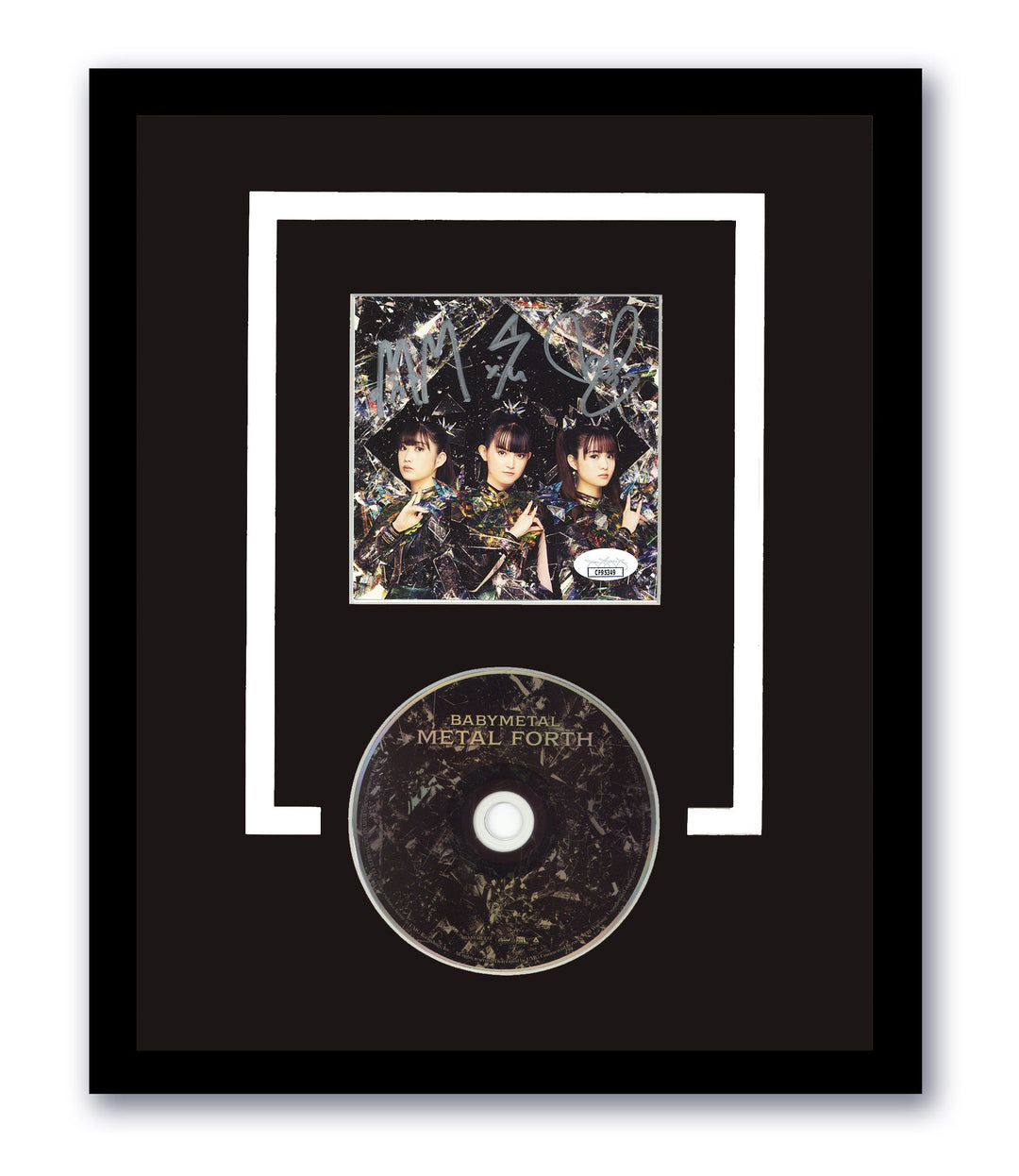 BABYL 「L FORTH」サイン Babymetal Signed Metal Forth CD 11x14 Framed Autographed JSA COA