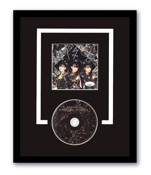 Babymetal Signed Metal Forth CD 11x14 Framed Autographed JSA COA