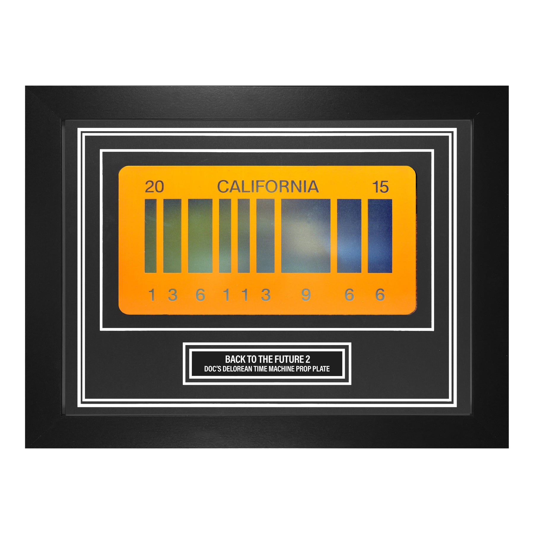 Back to the Future License Plate Wall Display Delorean Time Machine Pr ...