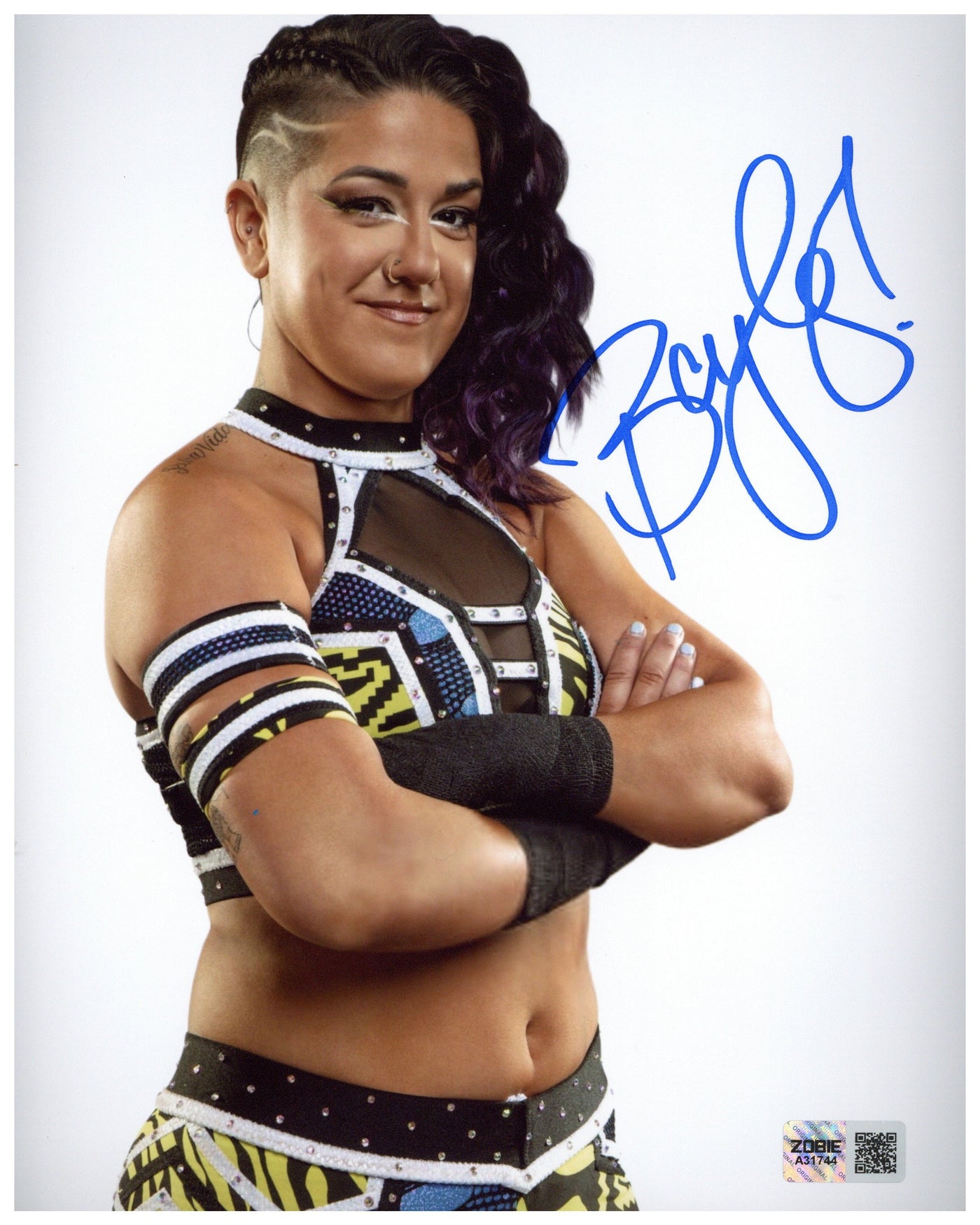 Bayley Signed 8x10 Photo WWE Pro Wrestler Autographed Zobie COA