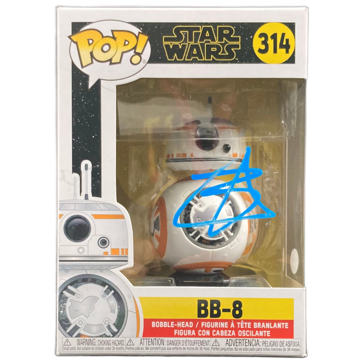 Ben Schwartz Signed Funko POP Star Wars BB-8 Figure Autographed ACOA 2