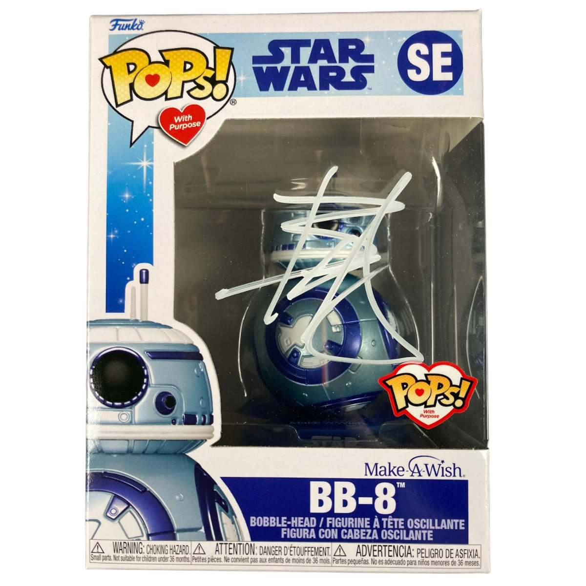 Ben Schwartz Signed Funko POP Star Wars BB-8 Figure Autographed JSA COA