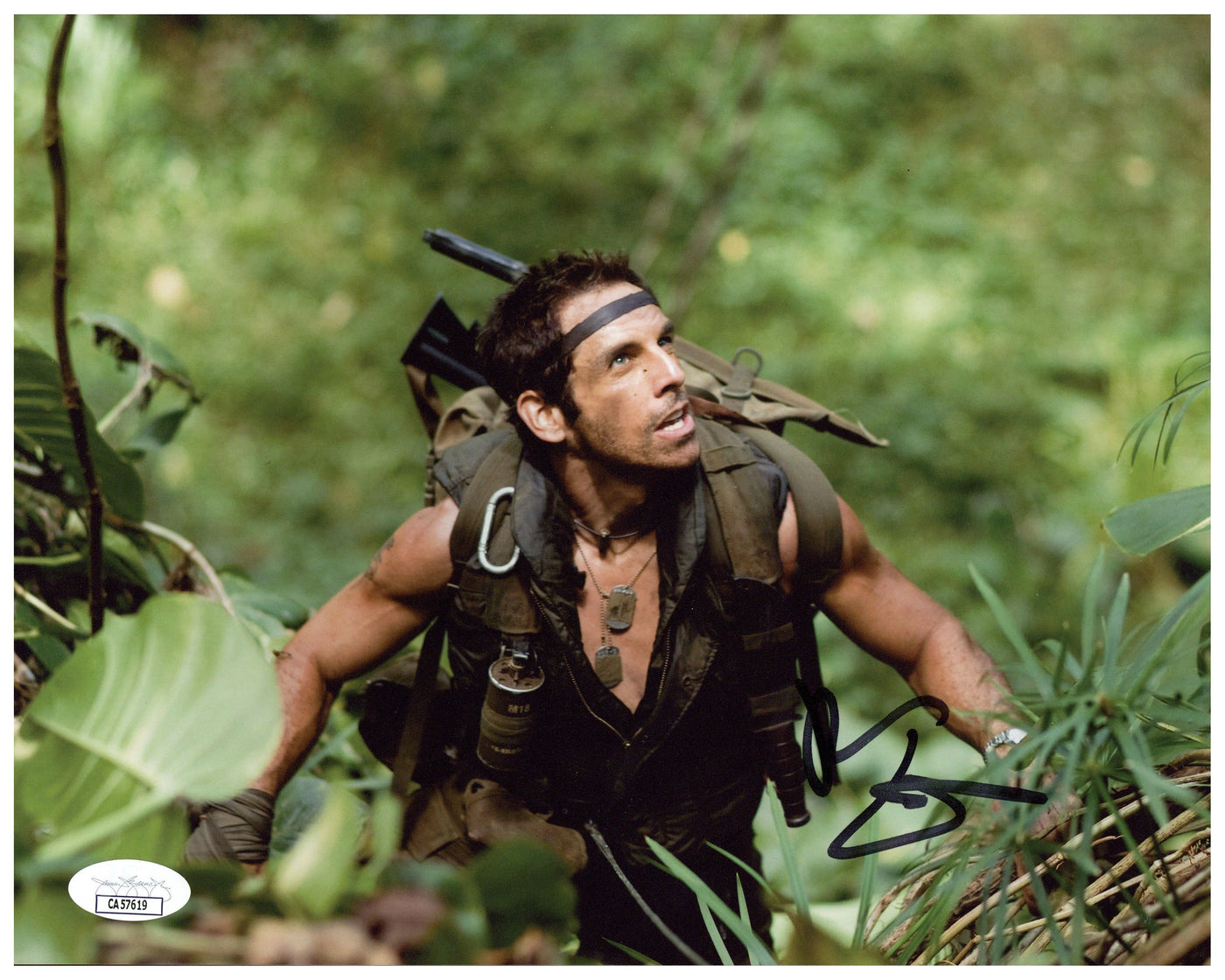 Ben Stiller 8x10 Photo Tropic Thunder Authentic Autographed JSA COA 2