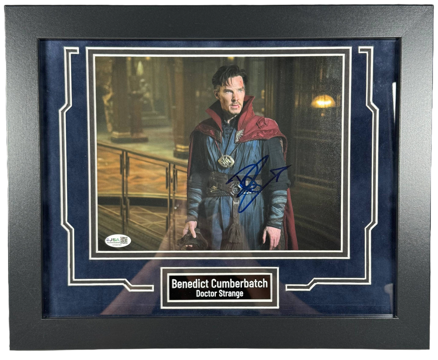 Benedict Cumberbatch Signed Custom Framed 8x10 Photo Doctor Strange JSA COA