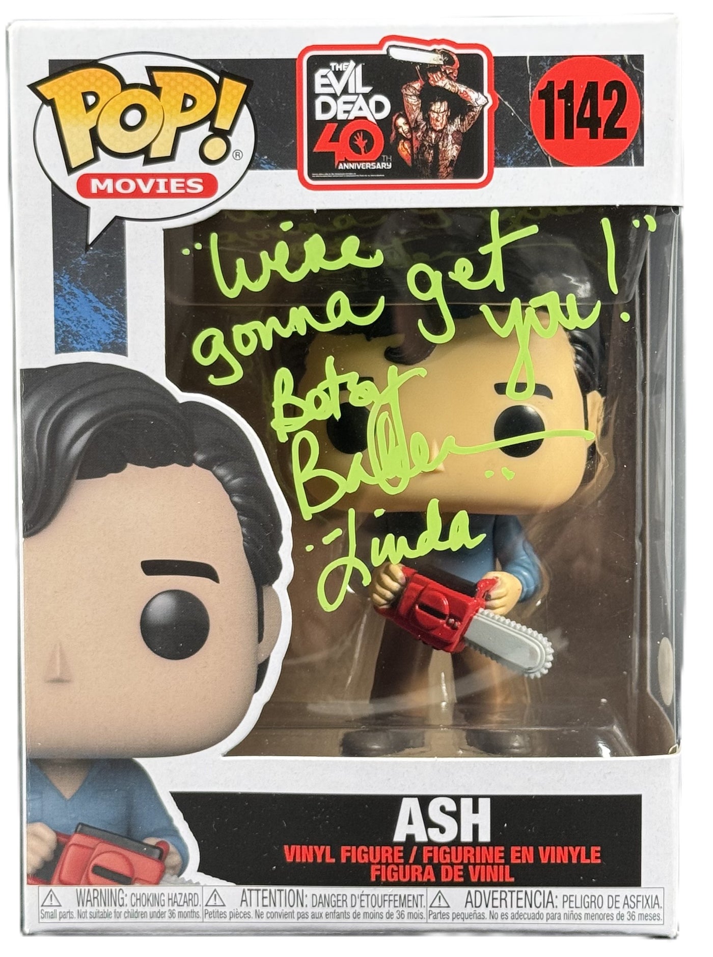 Betsy Baker Signed Funko Pop The Evil Dead Linda Autographed JSA COA