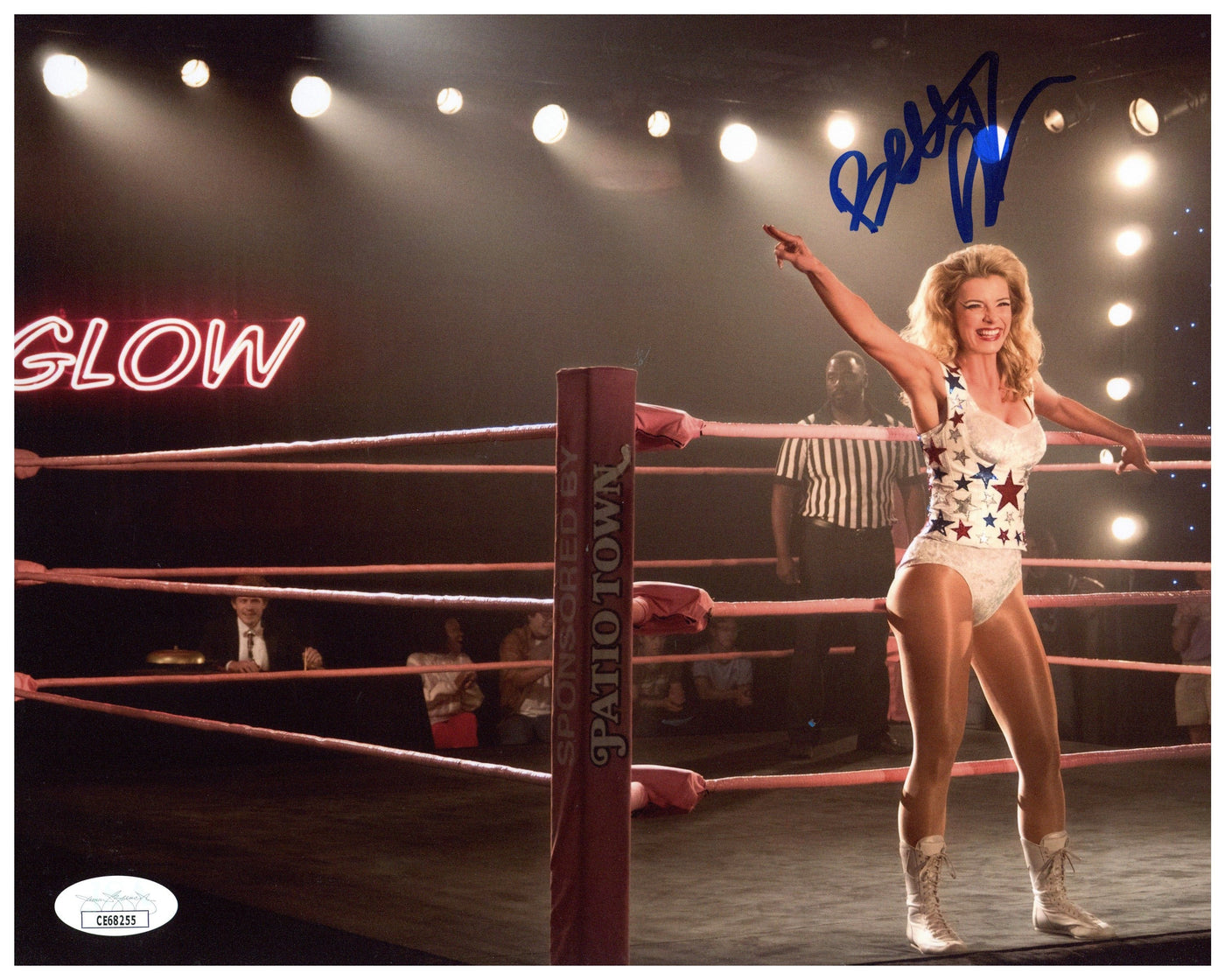 Betty Gilpin Signed 8x10 Photo Glow Autographed JSA COA