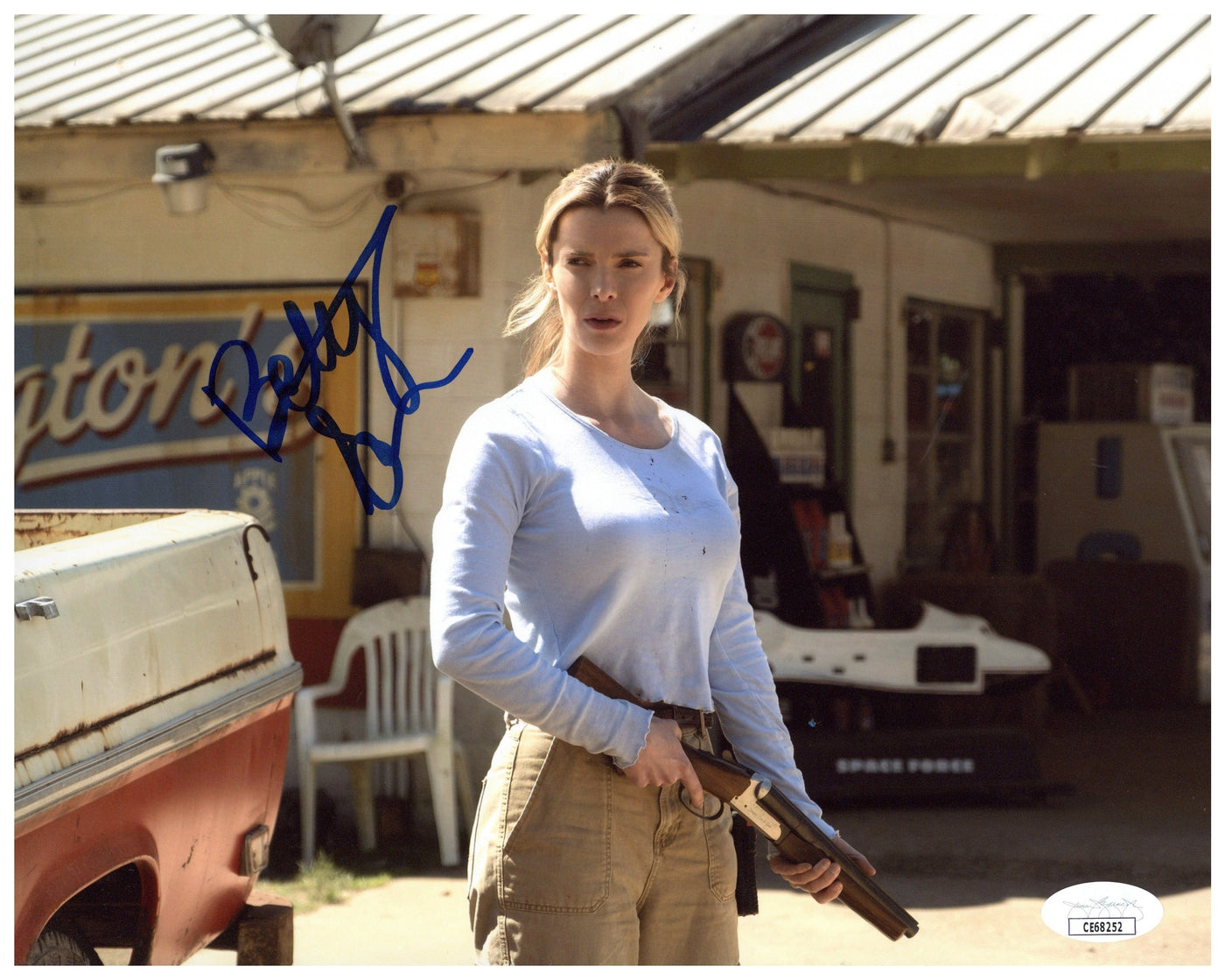 Betty Gilpin Signed 8x10 Photo The Hunt Autographed JSA COA