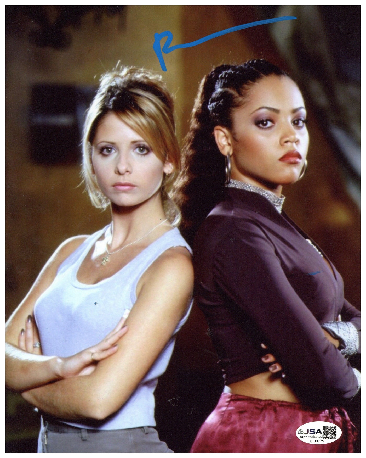 Bianca Lawson Signed 8x10 Photo Buffy the Vampire Slayer Autographed JSA COA