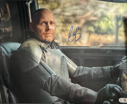 Image of Bill Burr Signed 16x20 Photo The Mandalorian Migs Mayfield Autographed COA