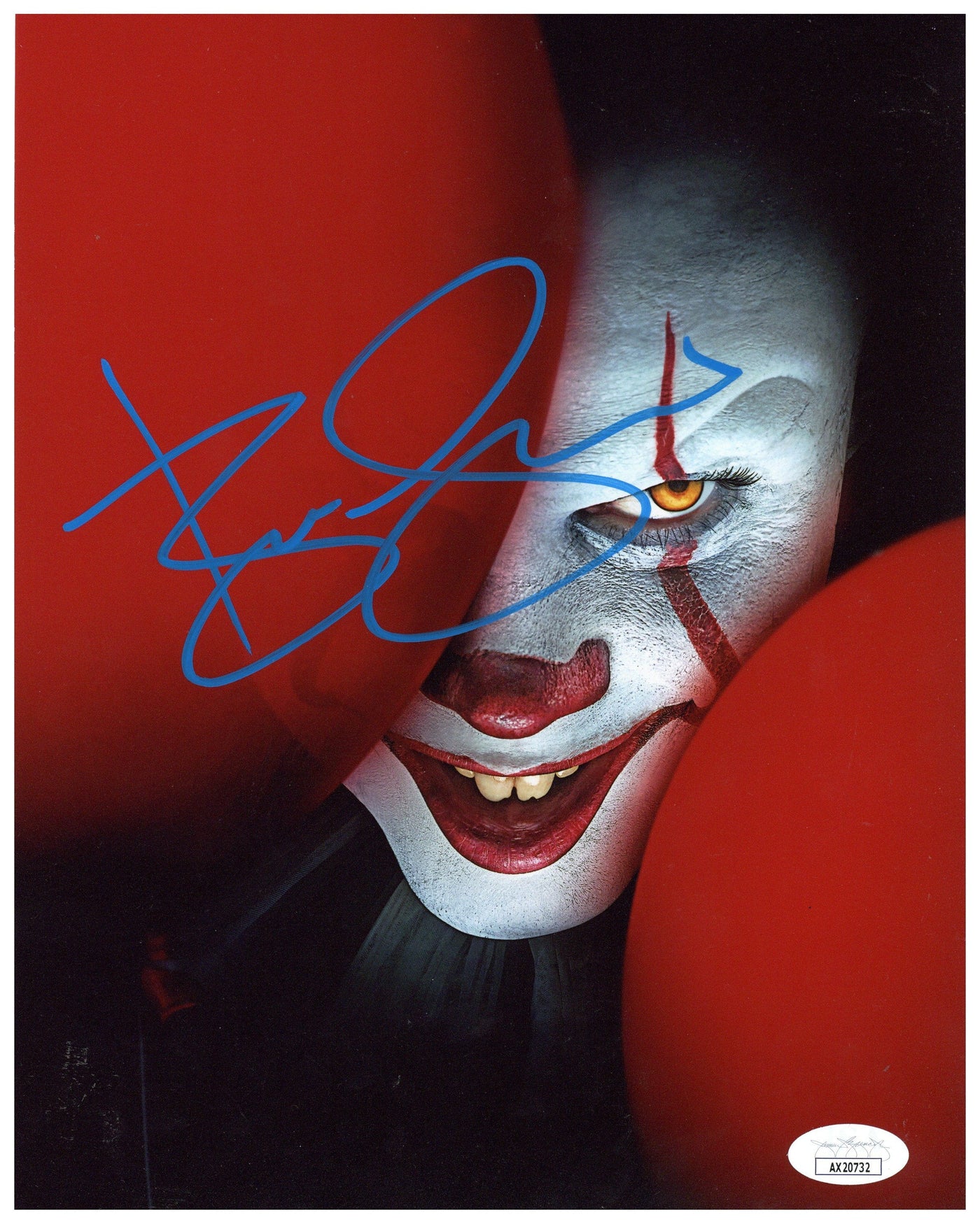 Bill Skarsgård Signed 8x10 Photo IT Pennywise Autographed Authentic JSA COA #2