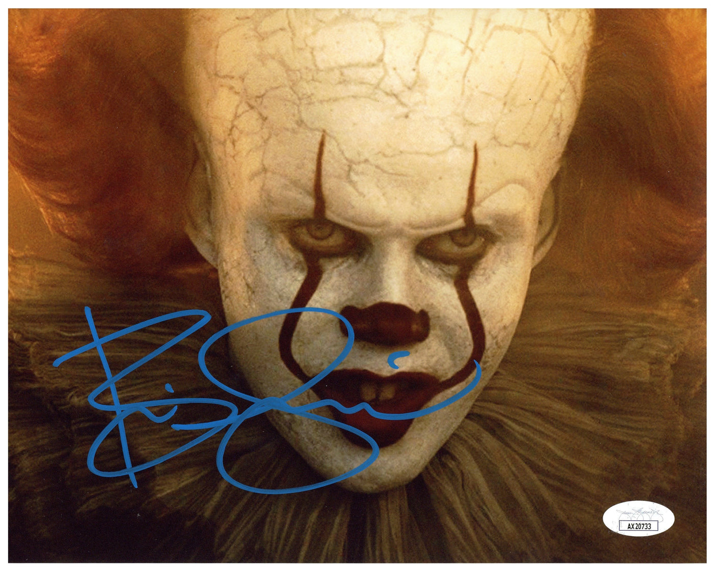 Bill Skarsgård Signed 8x10 Photo IT Pennywise Autographed Authentic JSA COA #3