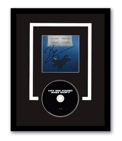 Image of Billie Eilish Signed Hit Me Hard And Soft CD 11X14 Framed Autographed ACOA