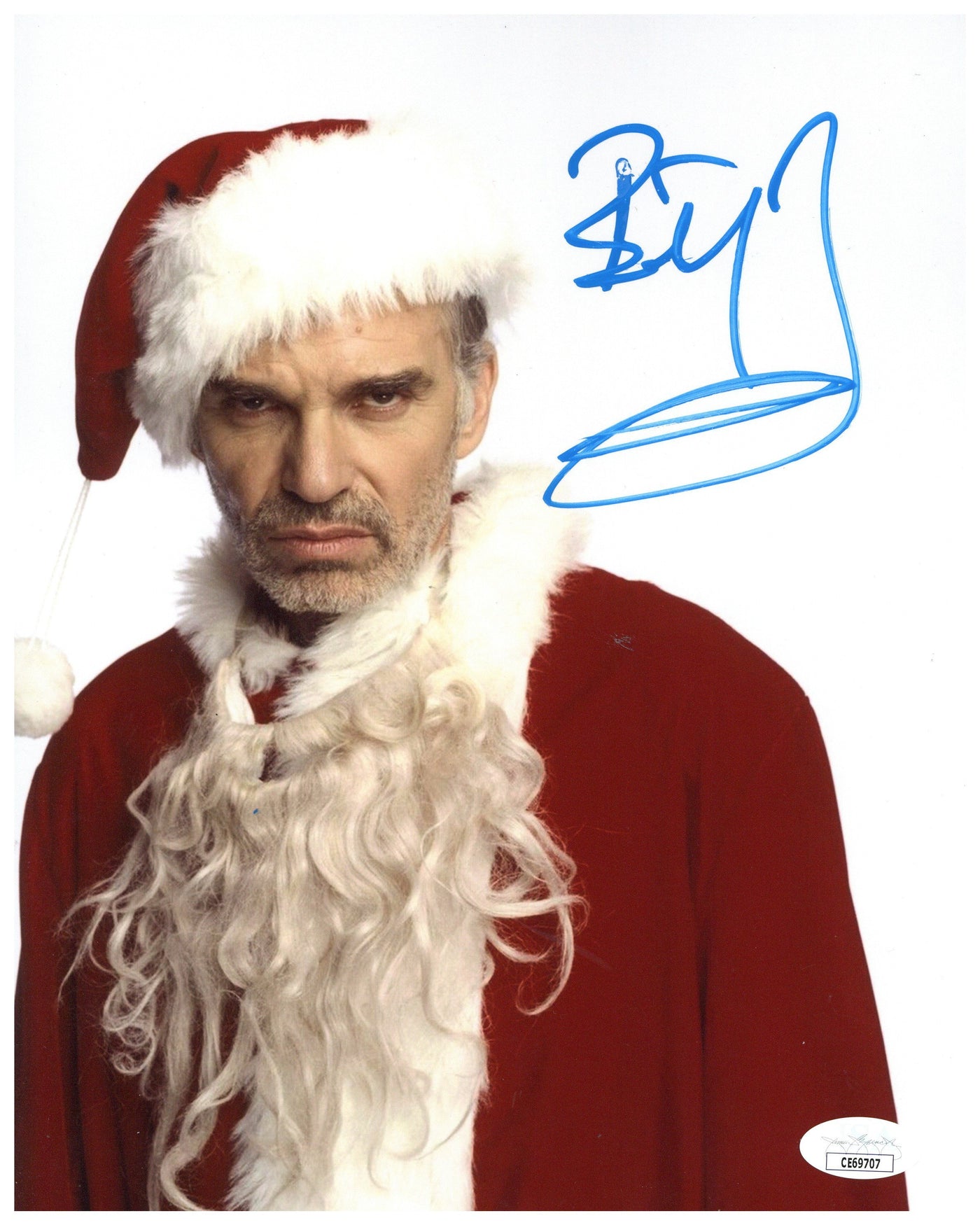 Billy Bob Thornton Signed 8x10 Bad Santa Autographed JSA COA 10