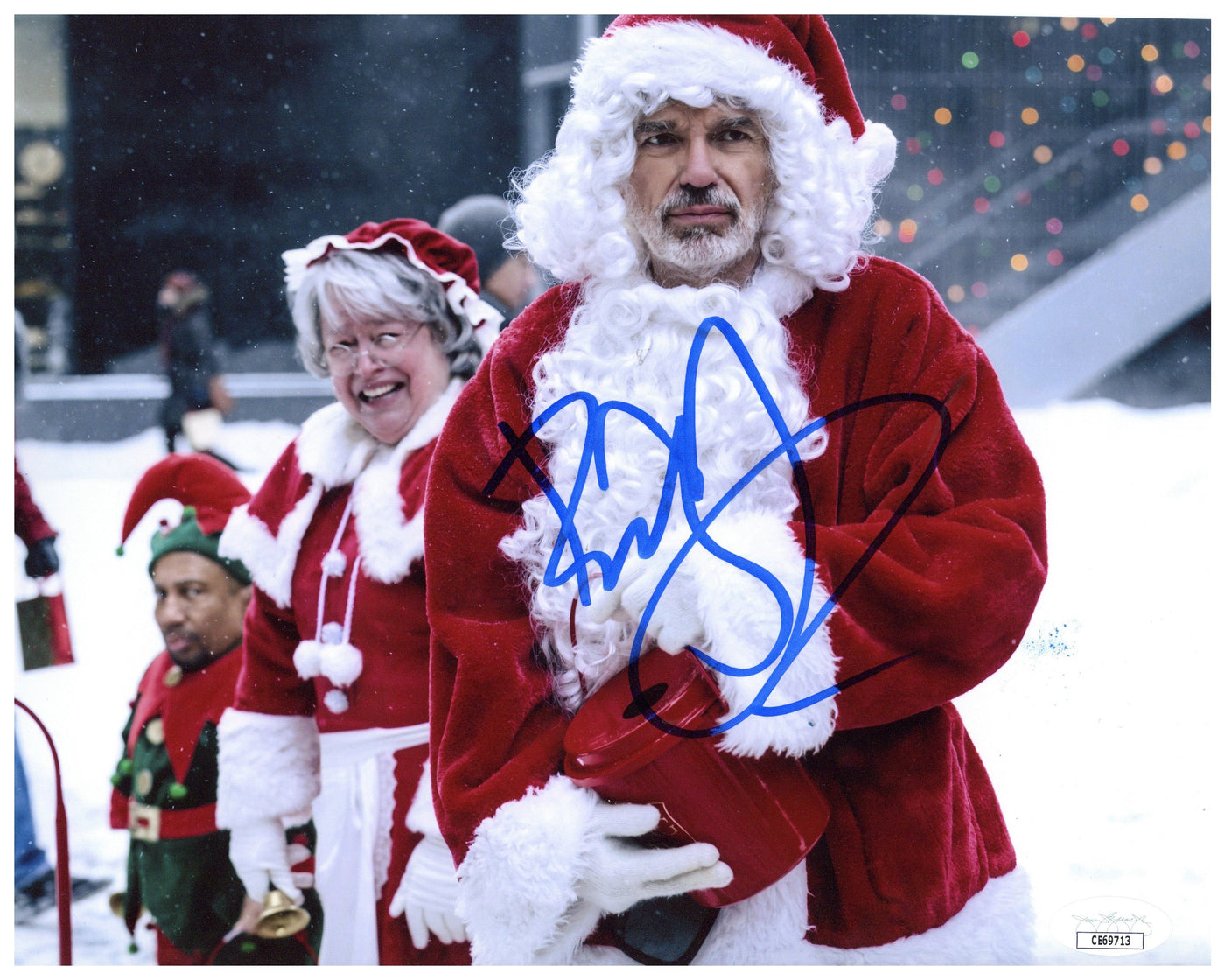 Billy Bob Thornton Signed 8x10 Bad Santa Autographed JSA COA 2
