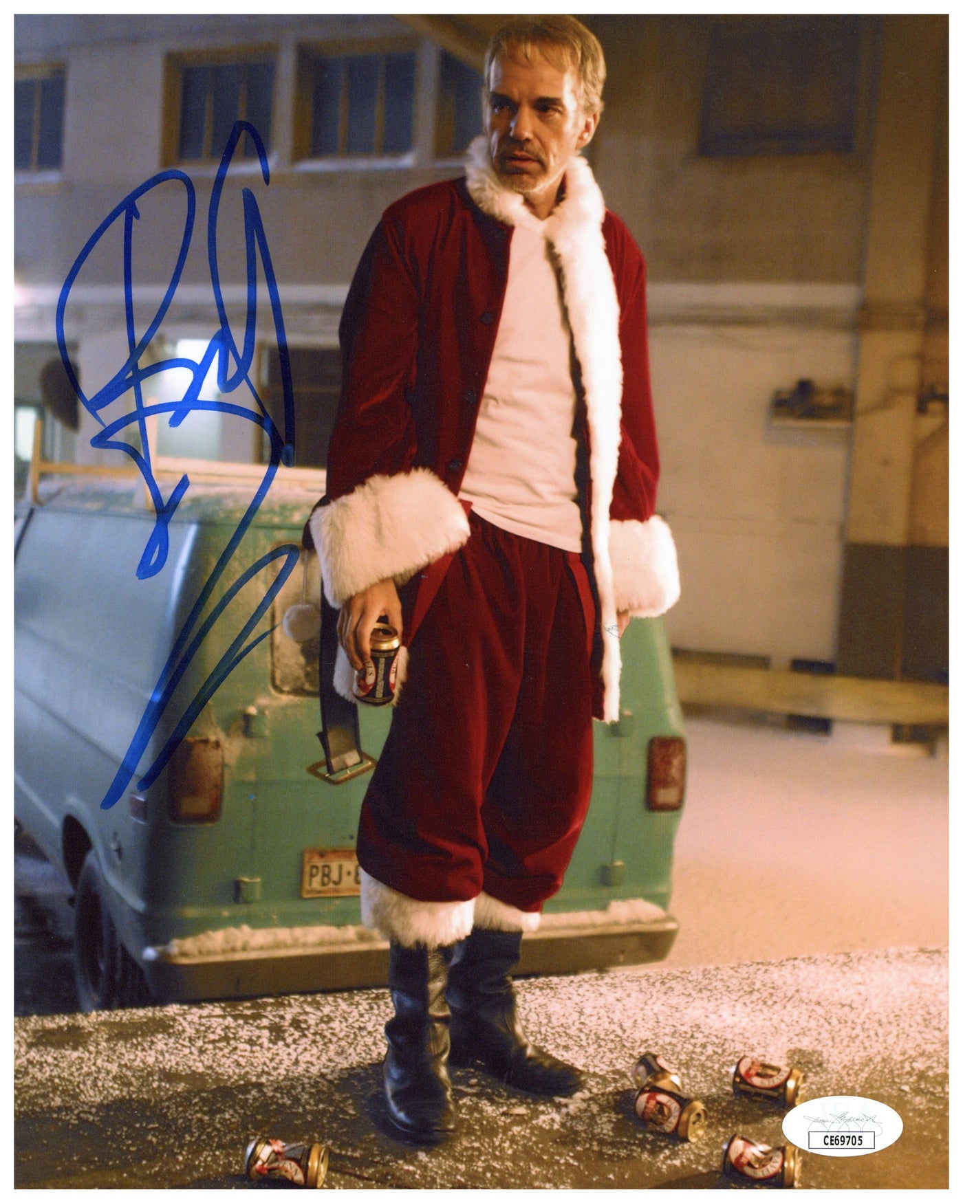 Billy Bob Thornton Signed 8x10 Bad Santa Autographed JSA COA 8