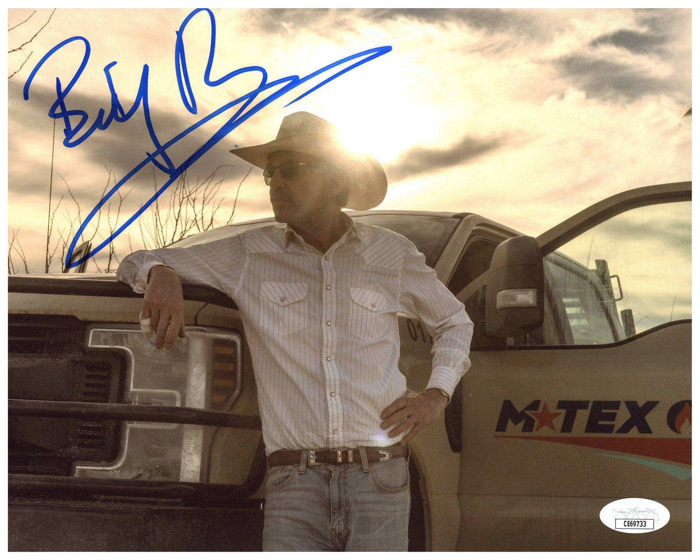 Billy Bob Thornton Signed 8x10 Landman Autographed JSA COA