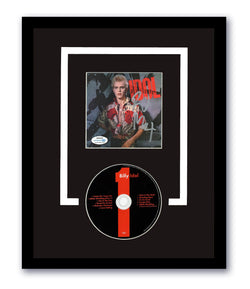 Image of Billy Idol Signed CD 11x14 Framed White Wedding Autographed ACOA