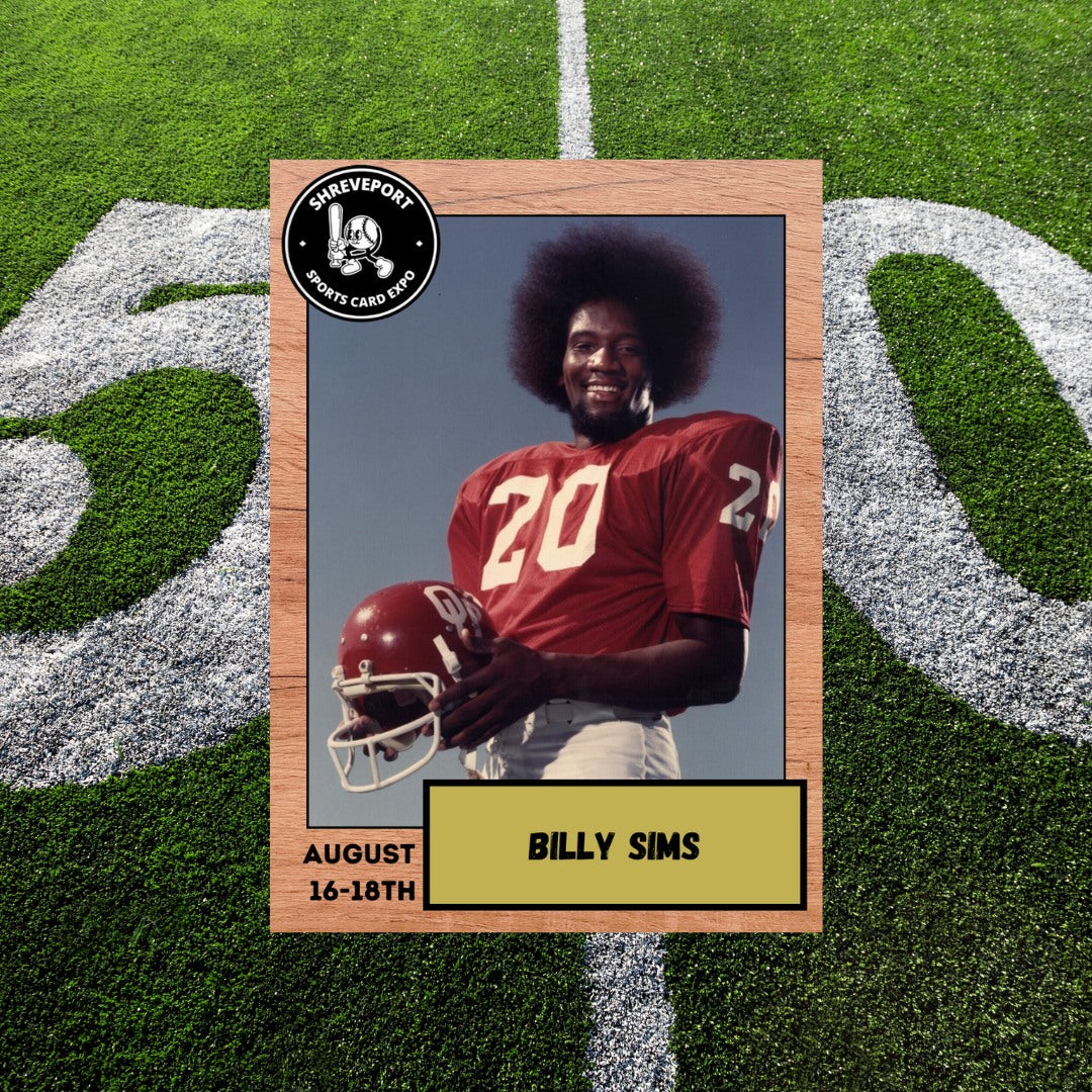 Billy Sims Official Autograph Mail-In Service - Geek'd Con 2024
