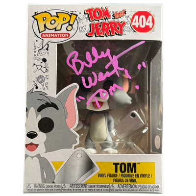Billy West Signed Funko POP Tom and Jerry Tom Figure Autographed JSA COA