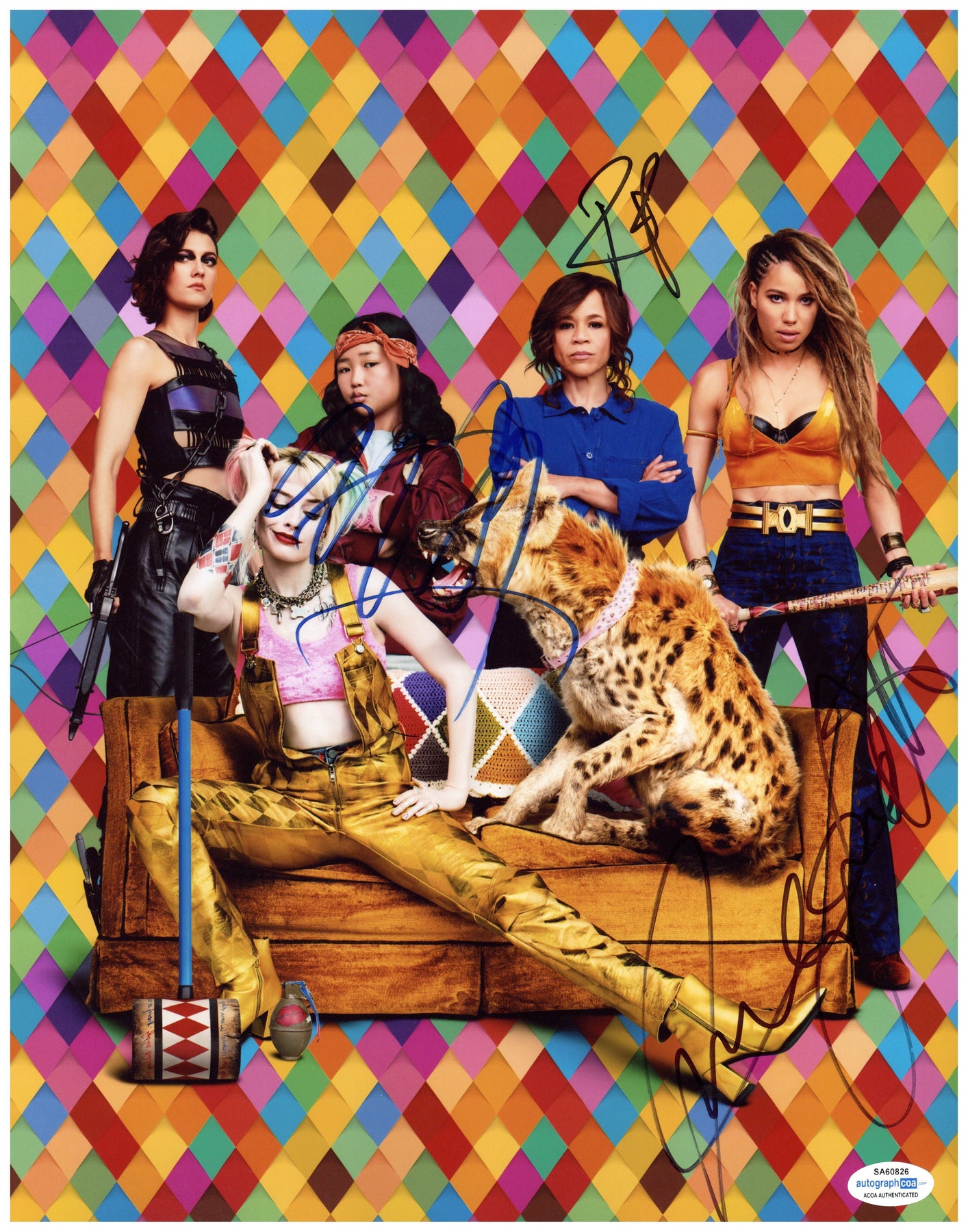 Birds Of Prey Cast Piece X3 Signed 11x14 Ella Jurnee Smollett Bell Ros birds-of-prey-cast-piece-x3-signed-11x14-ella-jurnee-smollett-bell-ros