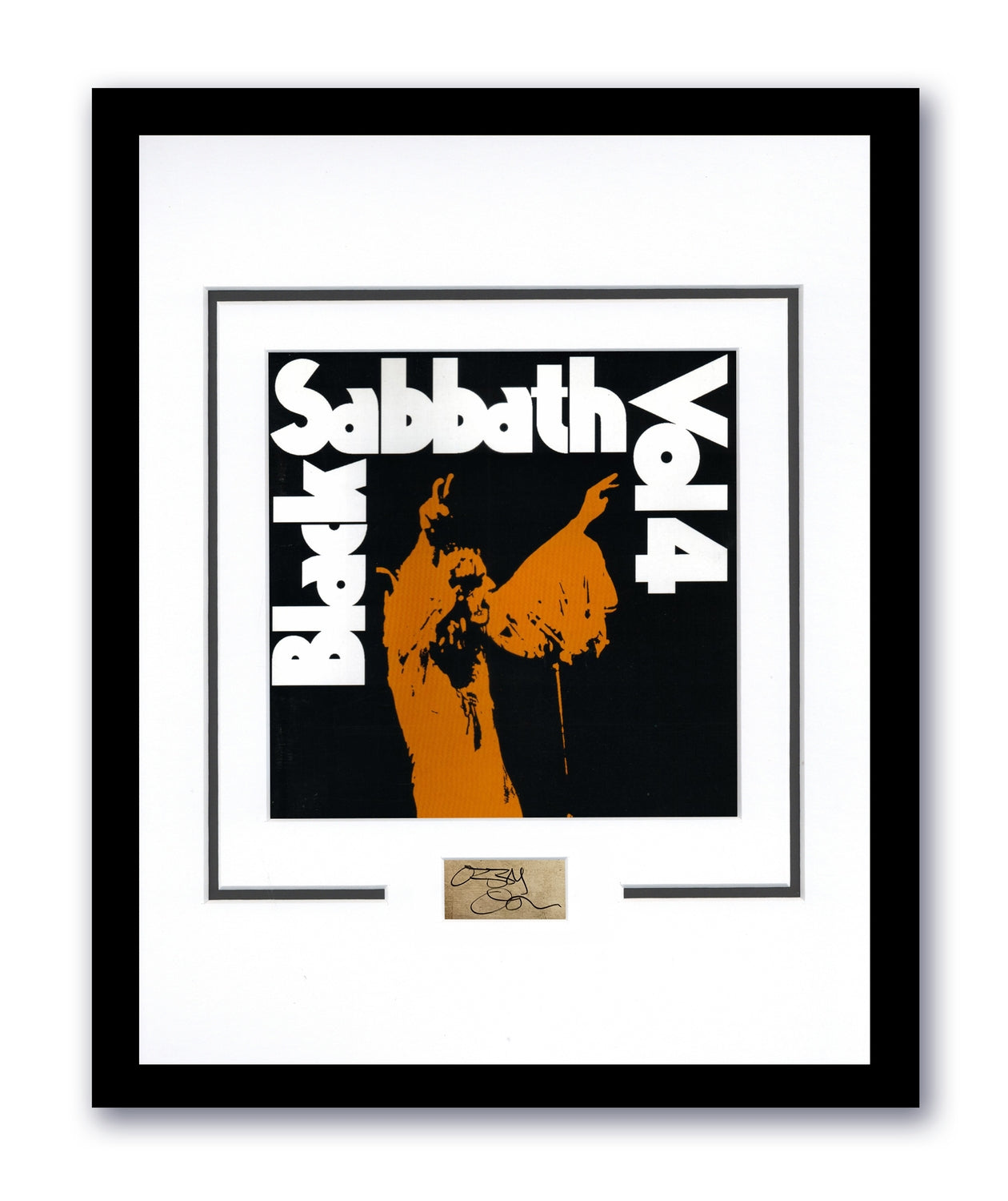 Black Sabbath Ozzy Osbourne Autographed Signed 11x14 Framed Photo Vol. 4 ACOA