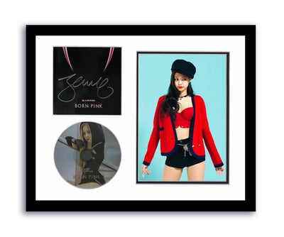 Blackpink Jennie Autographed Signed 11x14 Framed CD Photo Born Pink Venom ACOA 2