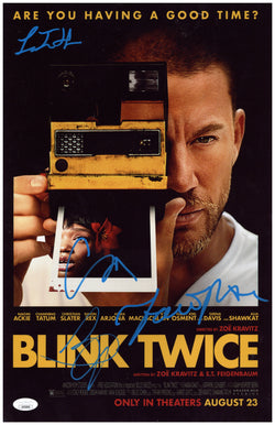 Image of Blink Twice Signed 11x17 Cast Photo Zoey Kravitz Autographed JSA COA