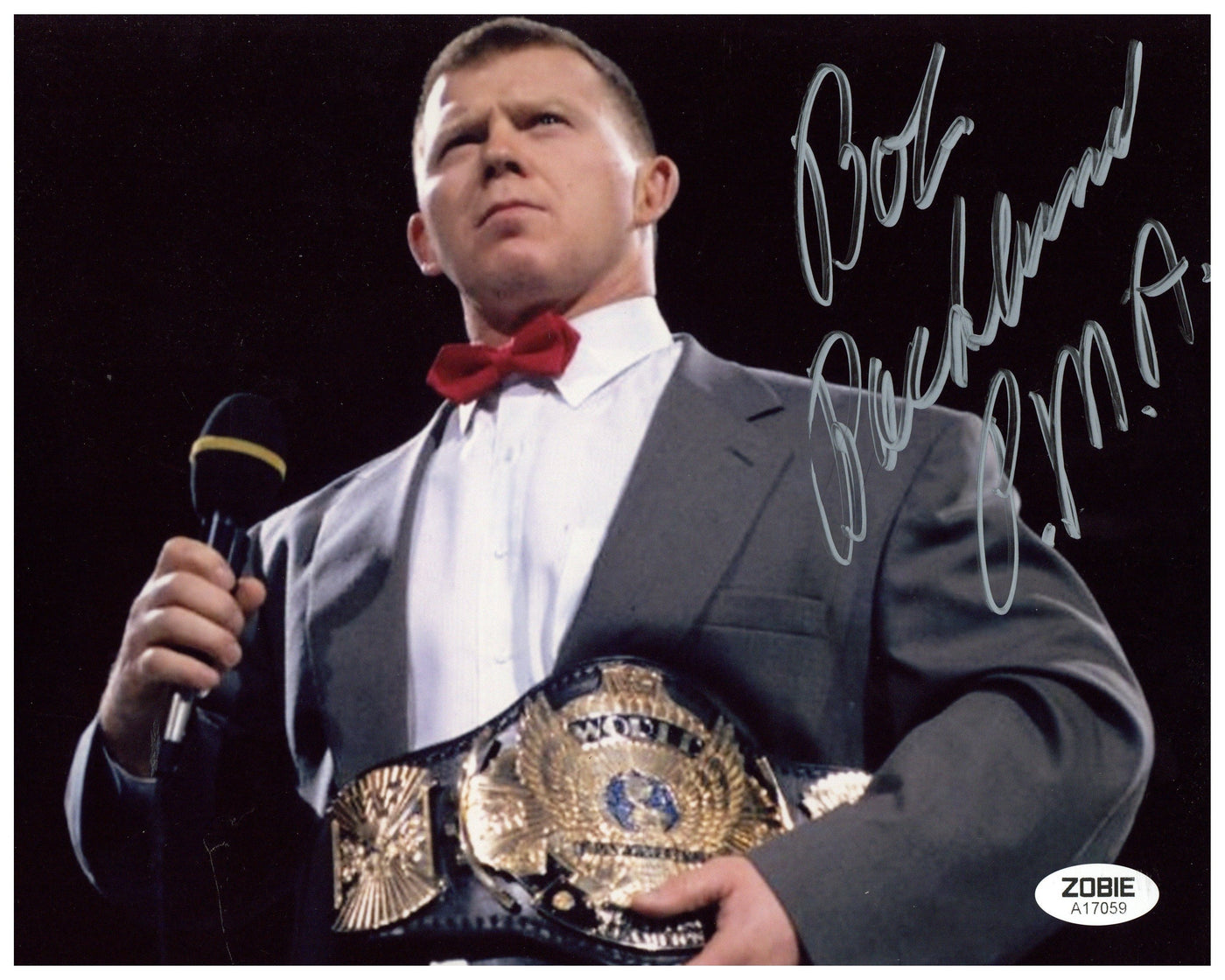 Bob Backlund Signed 8x10 Photo WWF WWE Pro Wrestling Autograph Zobie COA #2