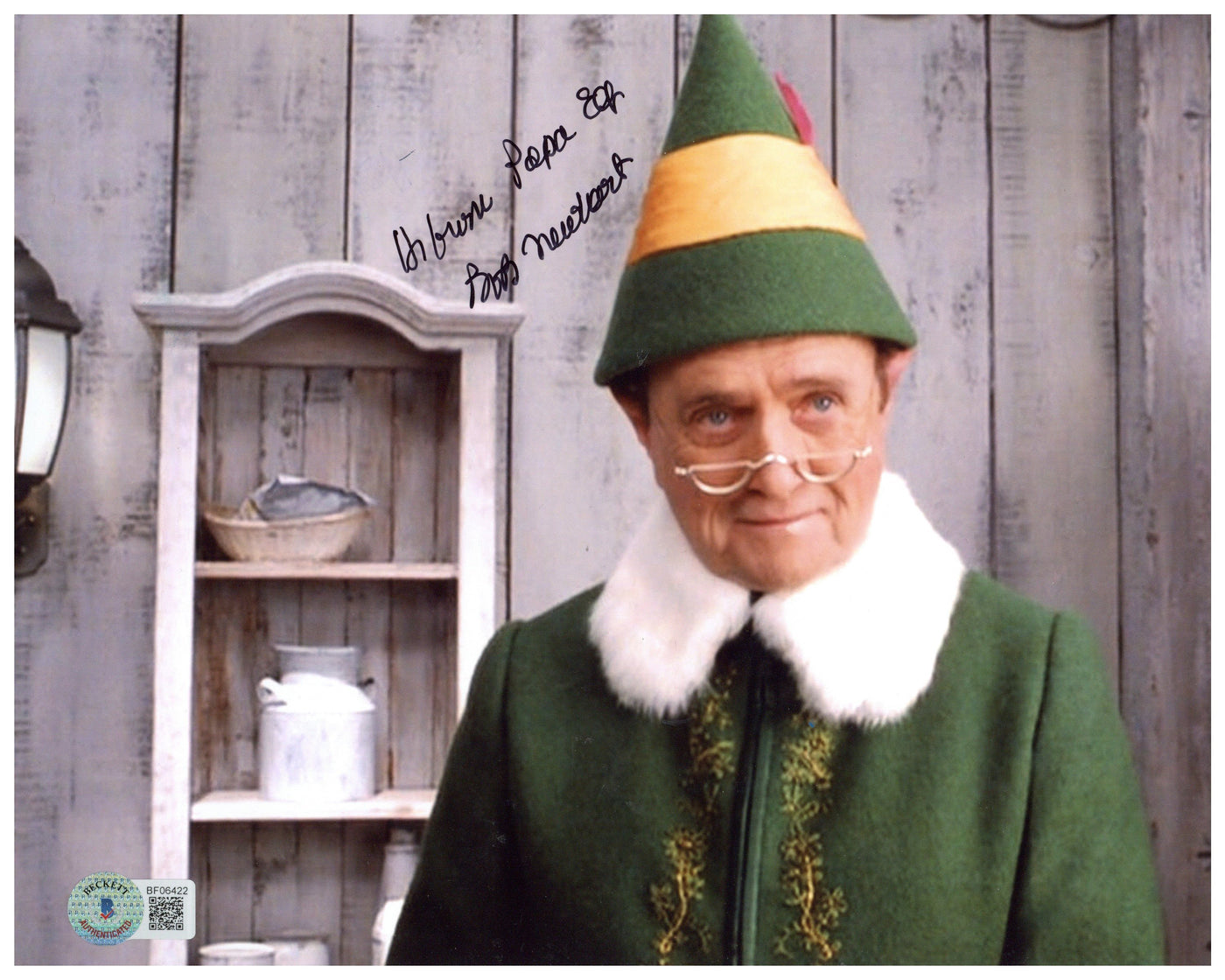 Bob Newhart Signed 8x10 Photo Elf Autographed BAS COA