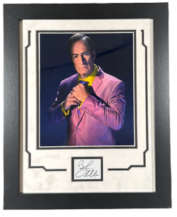 Image of Bob Odenkirk Signed Cut 11x14 Custom Frame Breaking Bad Better Call Saul ACOA