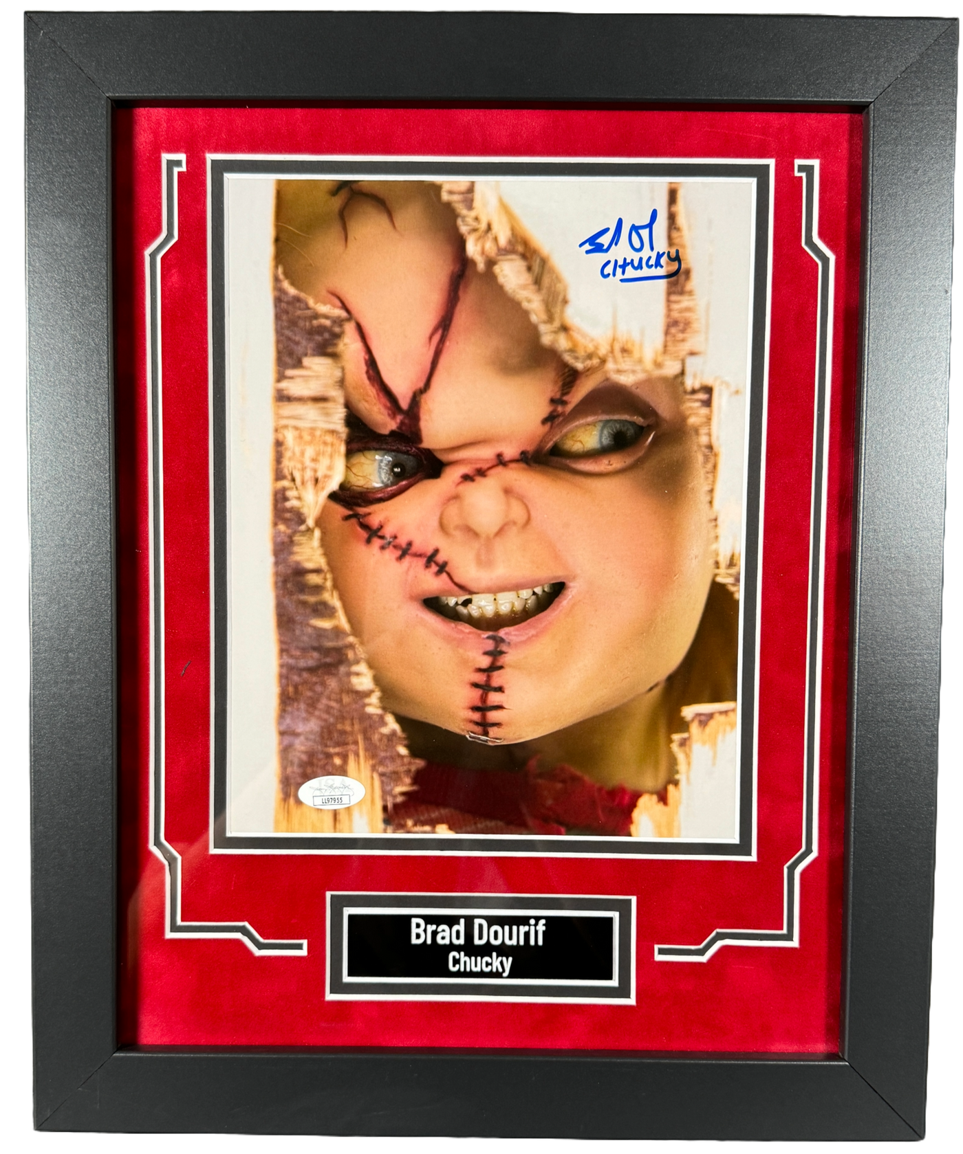 Brad Dourif Signed & Custom Framed Chucky 8x10 Photo Autographed JSA COA