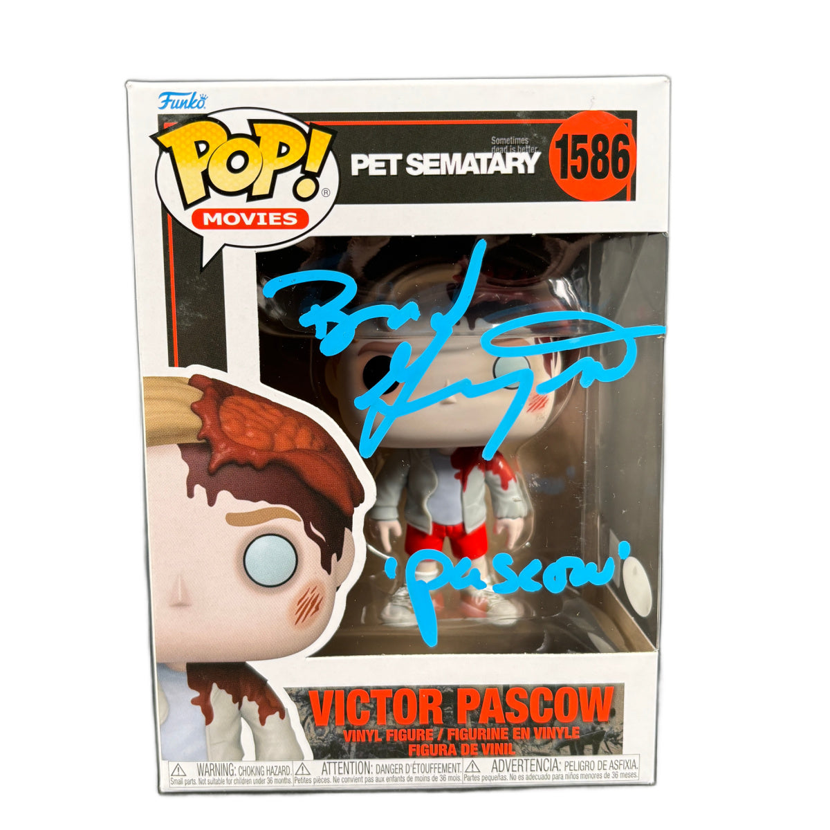 Brad Greenquist Signed Funko POP Pet Sematary Victor Pascow Autographed JSA COA