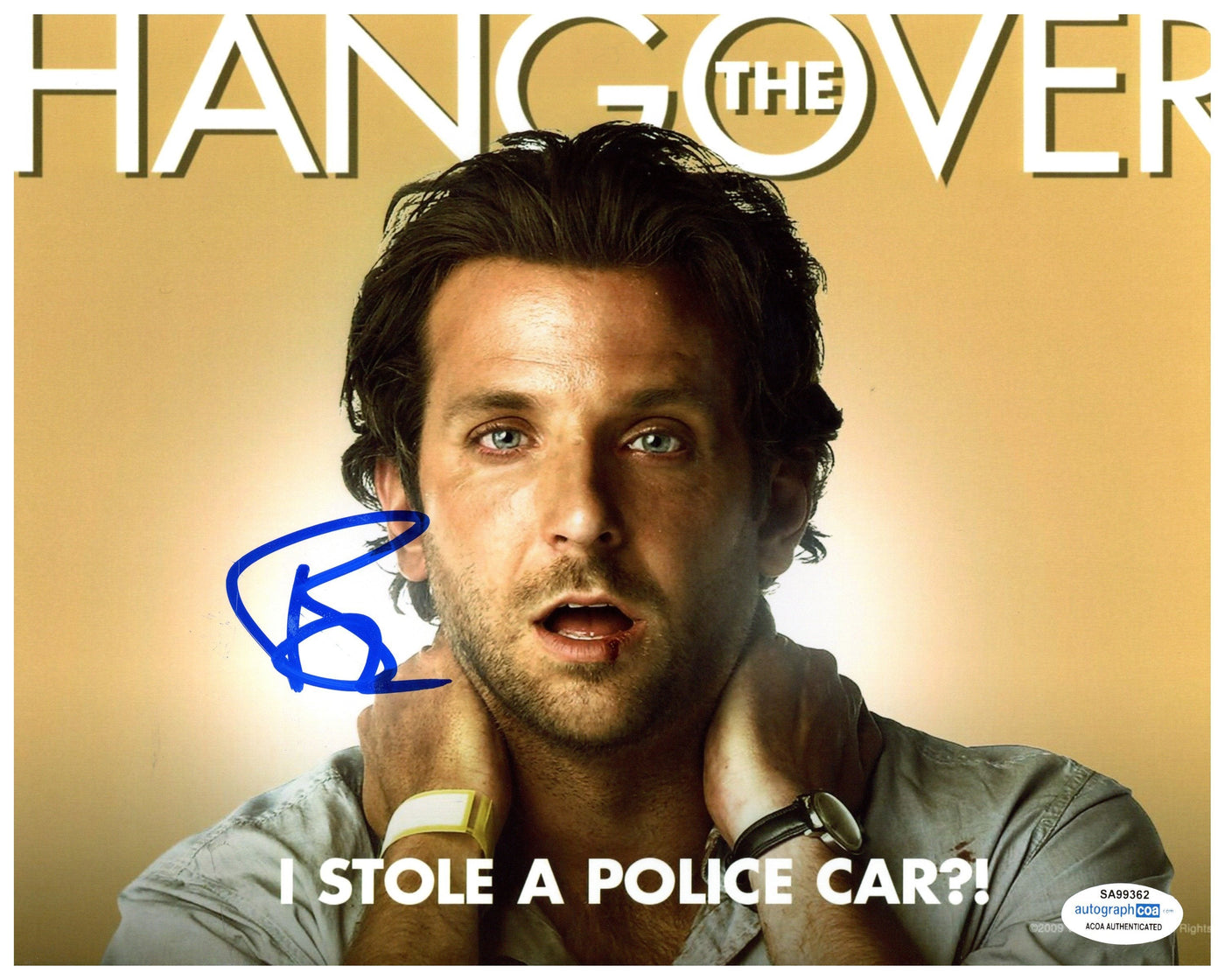 Bradley Cooper Signed 8x10 Photo Hangover Authentic Autographed ACOA 2
