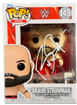 Image of Braun Strowman Signed Monster Among Men WWE Funko Pop Autographed JSA COA