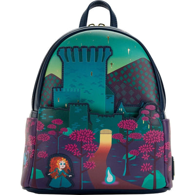 Brave Princess Castle Series Glow-in-the-Dark Mini-Backpack - Loungefly
