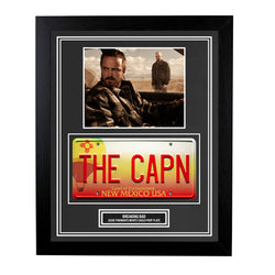 Image of Breaking Bad Custom Framed Monte Carlo Jesse Pinkman License Plate Prop Display