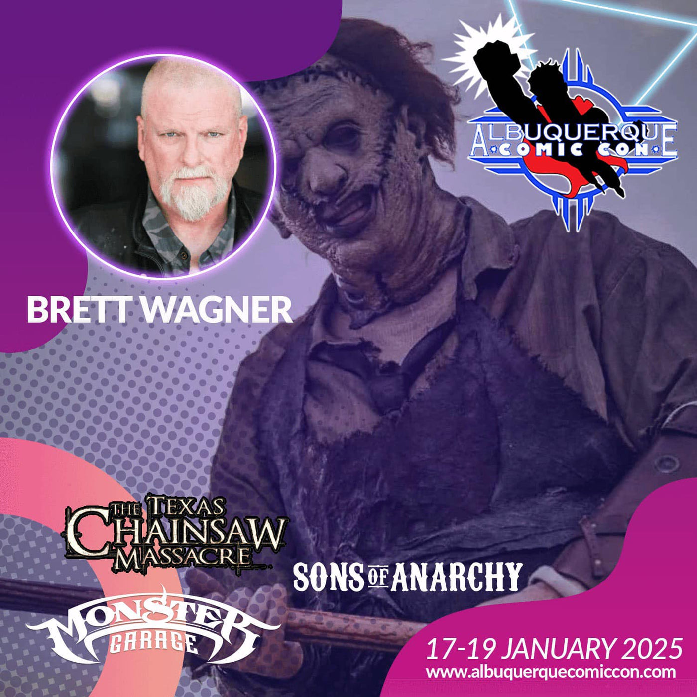 Brett Wagner Official Autograph Mail-In Service - Albuquerque Comic Con 2025