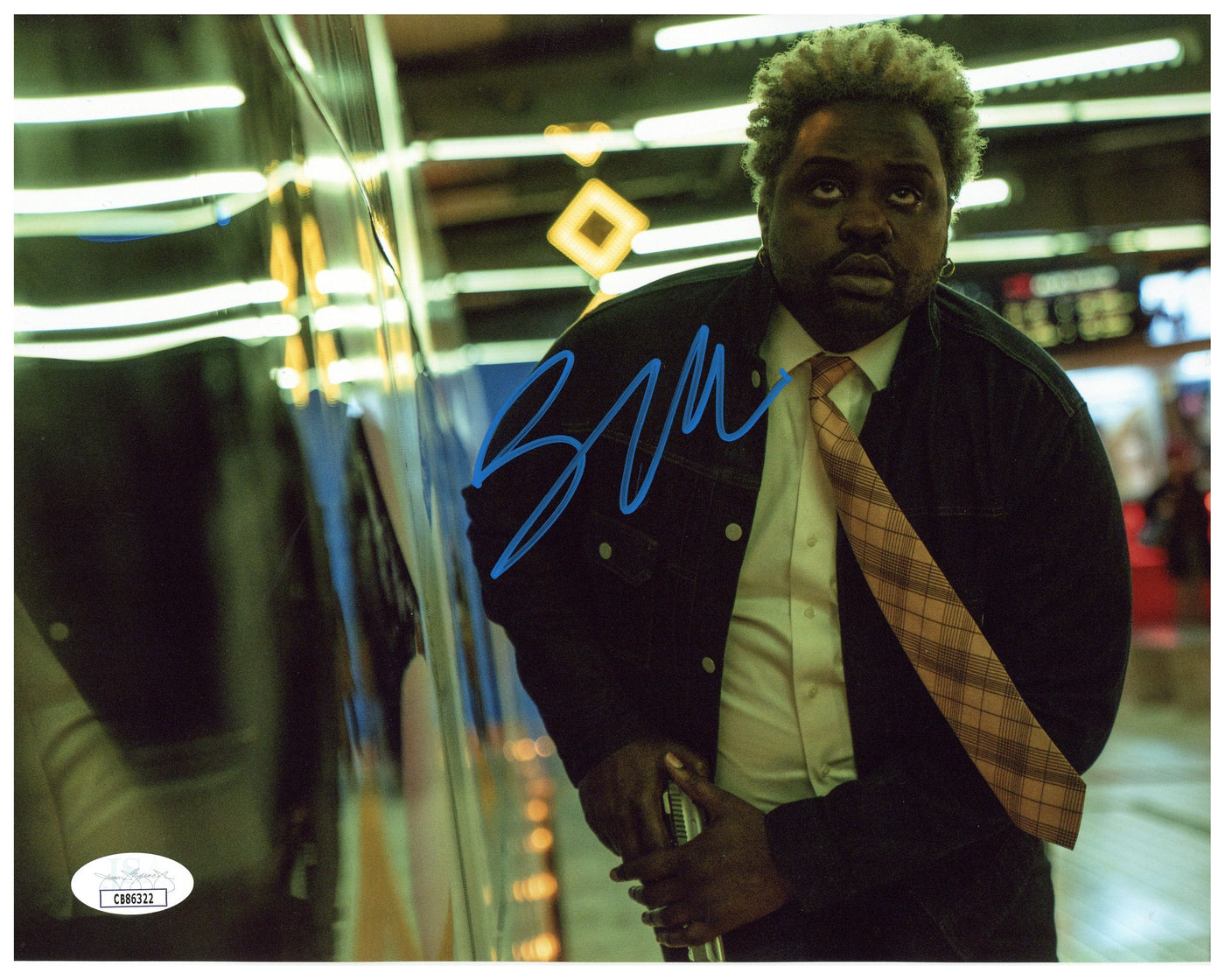 Brian Tyree Henry Signed 8x10 Photo Bullet Train Autographed JSA COA